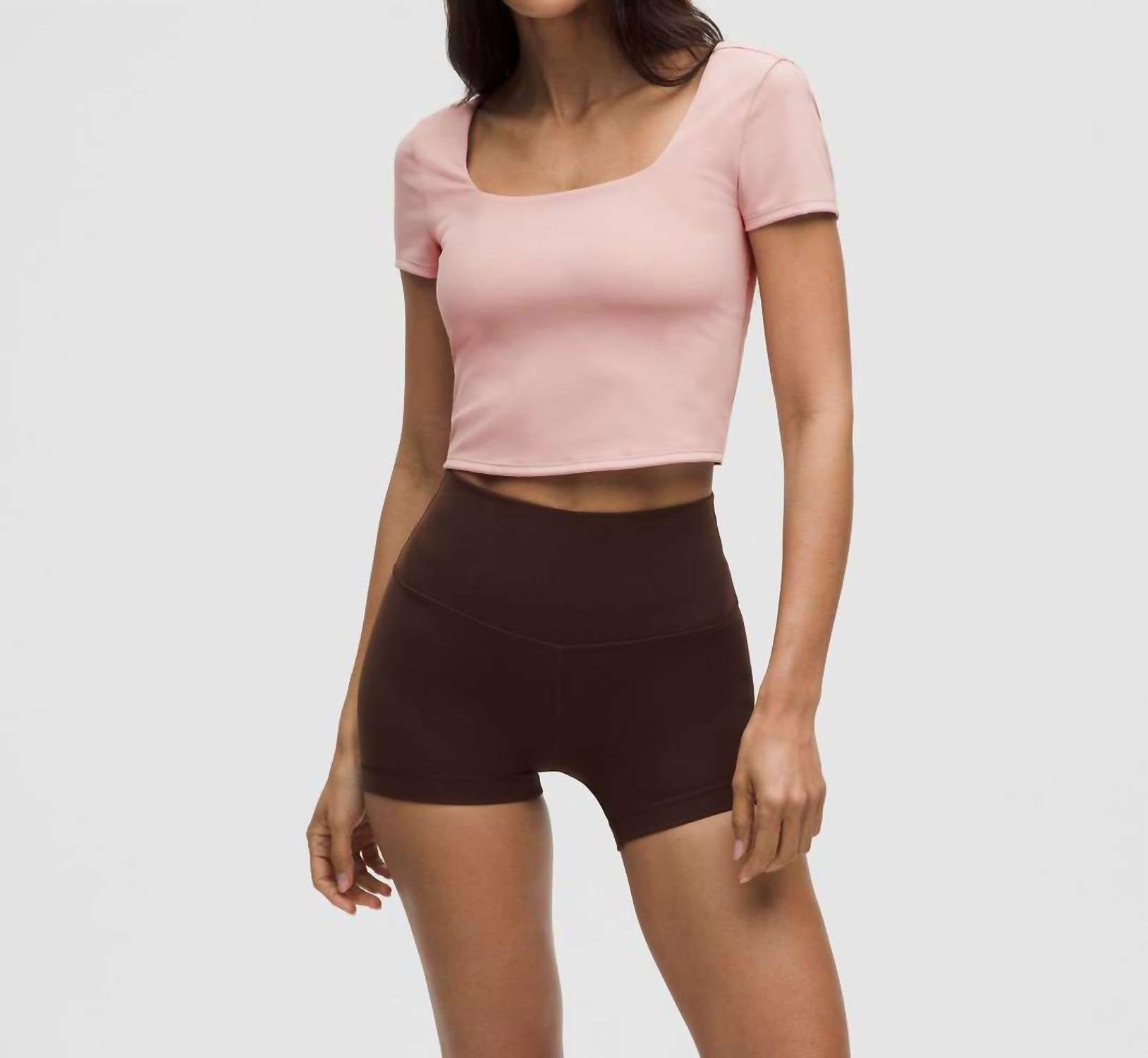 Lululemon - Wunder Under Smoothcover Square Neck Tee