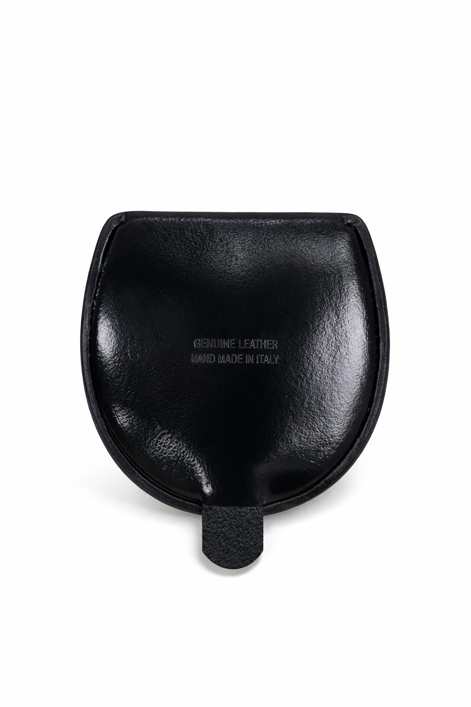 MARNI Women's Small Leather Coin Pouch in black - women's bag - detail view