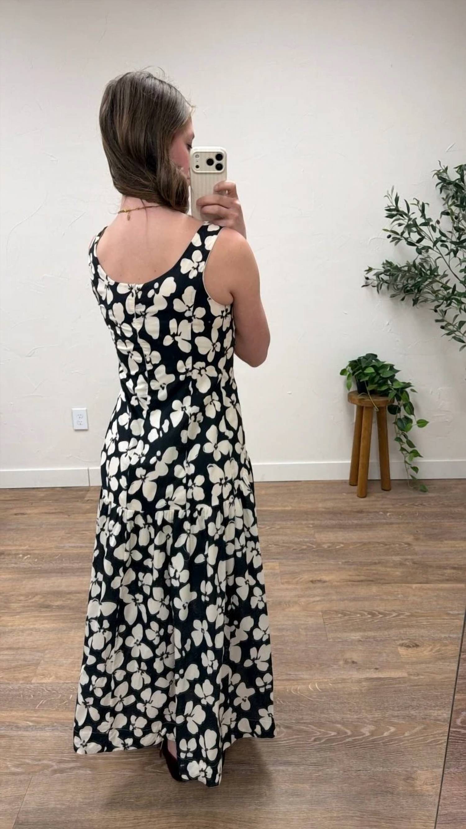 Doe And Rae - Bold Floral Drop Waist Maxi Dress