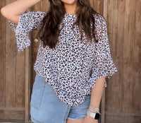 Multiples - Animal Print Top