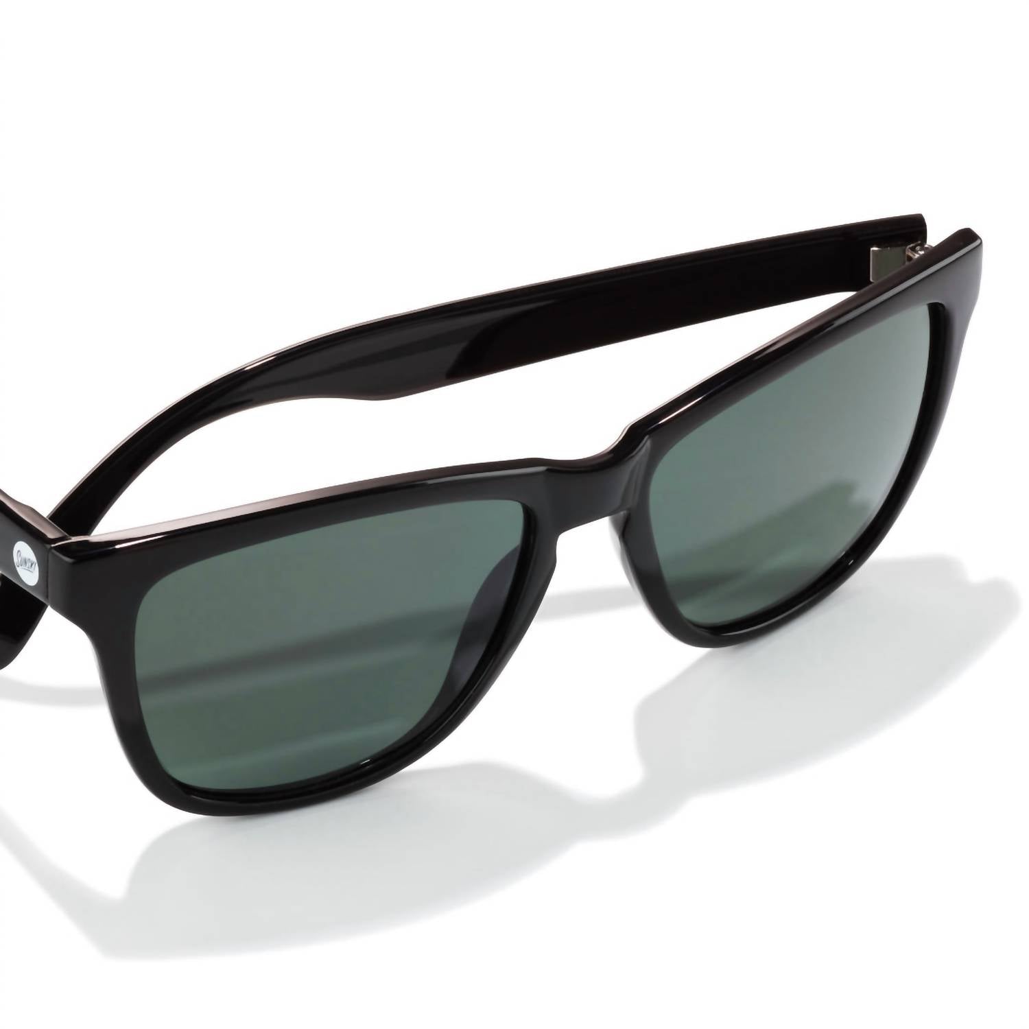 Sunski Women's Headland Square Sunglasses in black forest - women's accessory - alternate view