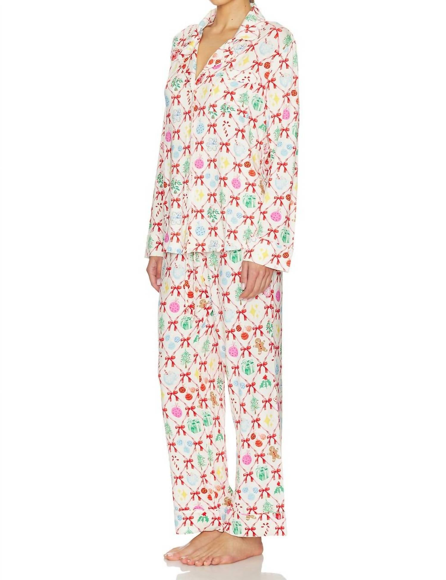 Show Me Your Mumu - Classic Winter Wonderland Jersey Pajama Set