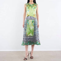 SALONI Gwen B Midi Dress in vista - women's dress