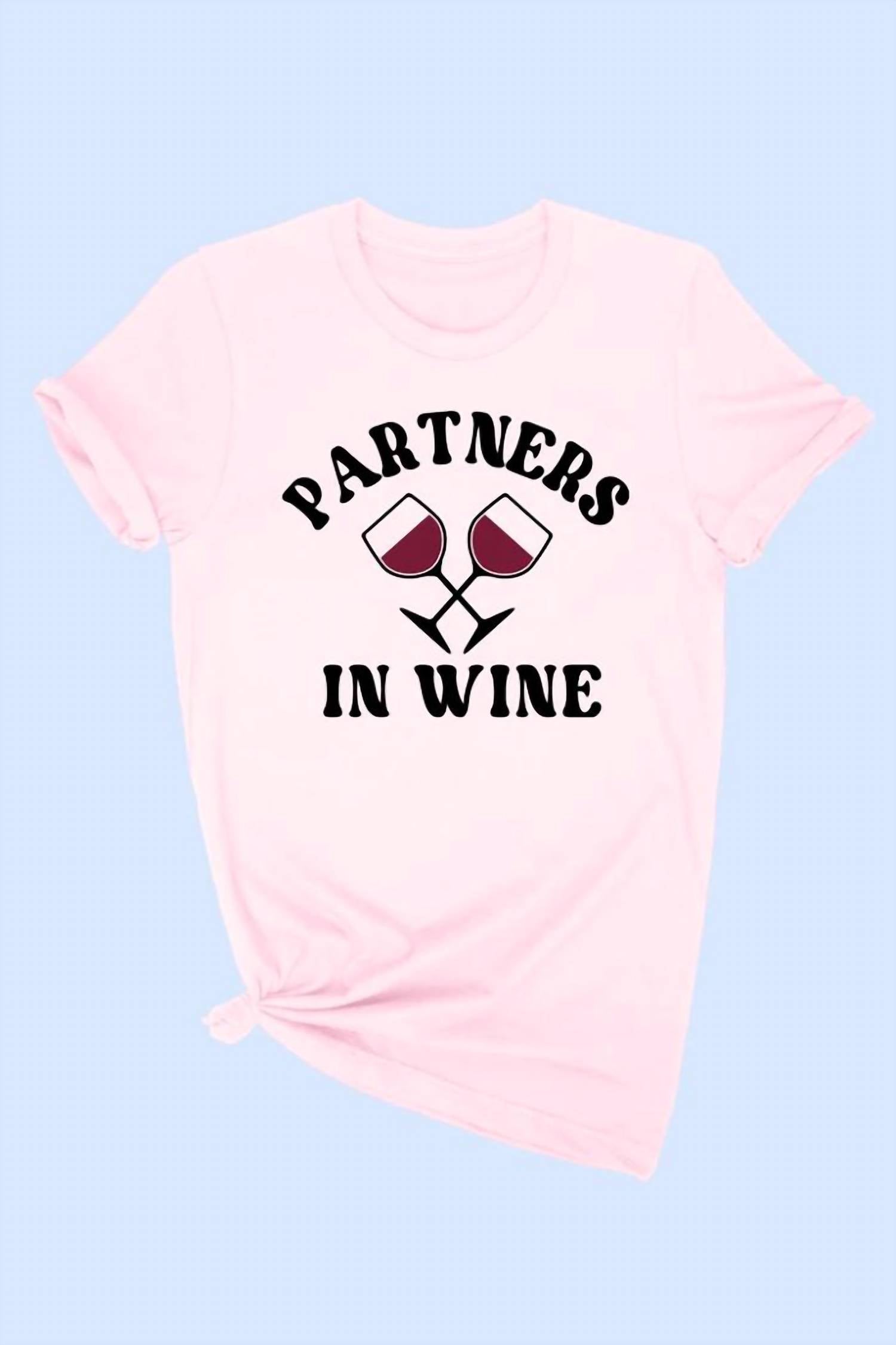 Fedia - Women's Partners In Wine Graphic T-shirt