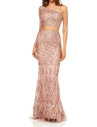 Sherri Hill - Two-piece Mermaid Gown