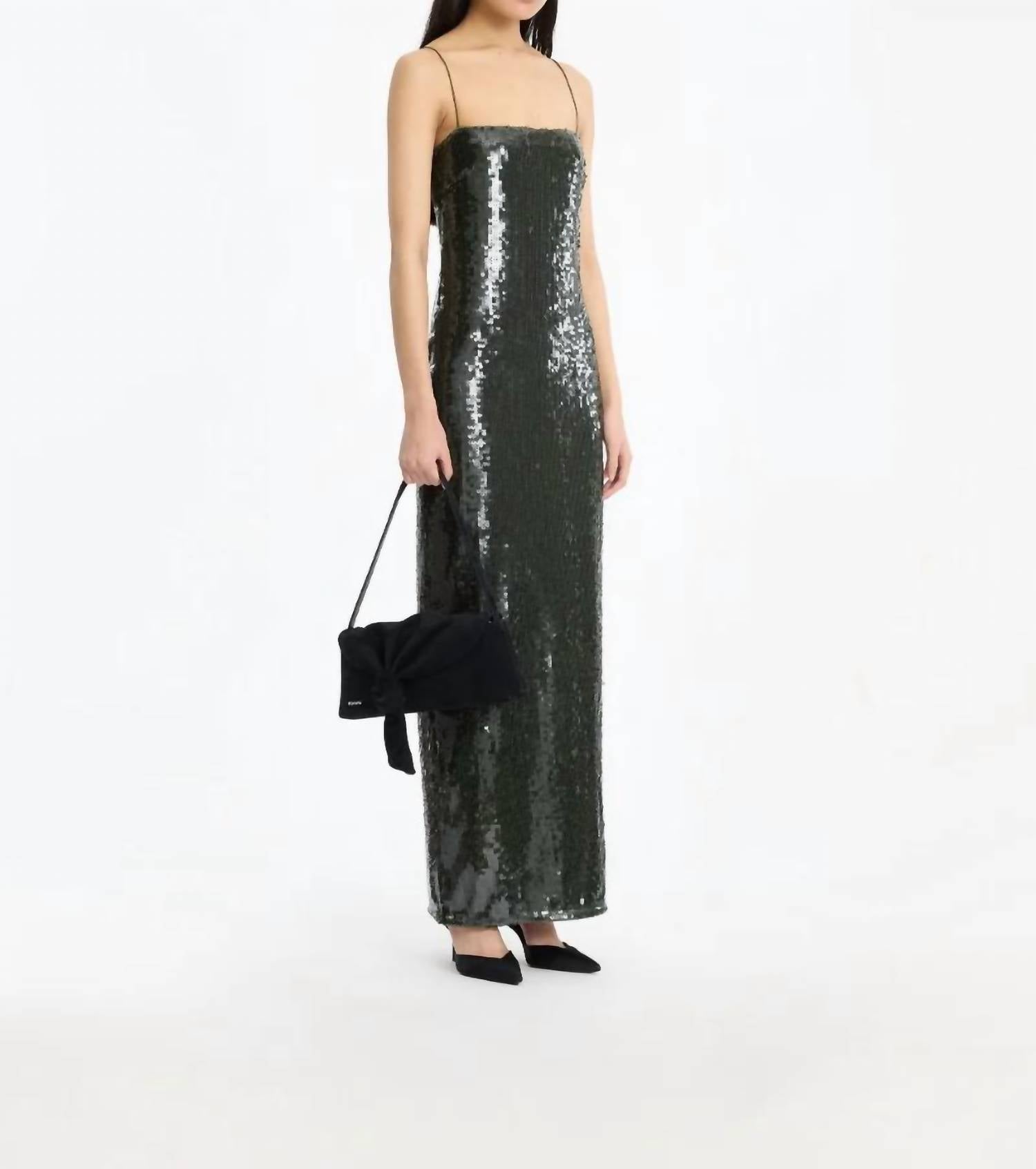 Rotate - Sequins Maxi Slip Dress