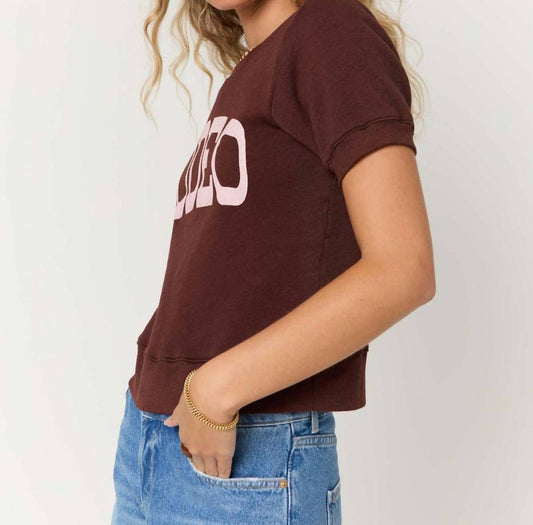 Project Social T - Shortsleeve Shrunken Rodeo Sweatshirt