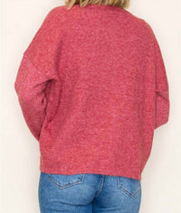 STACCATO Boswell Long Sleeves Cardigan in berry - women's cardigan - view 4