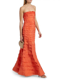Amur - Pepper Layered Evening Gown