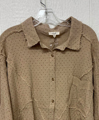Easel - Women's Long Sleeve Gauze Top