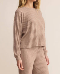 Z Supply - Daydream Rib Long Sleeve Top