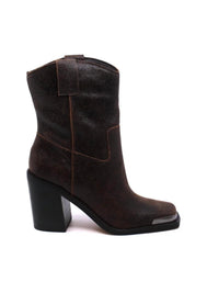 Dolce Vita Women's Falon Ankle Boots in espresso - women's shoe - alternate view