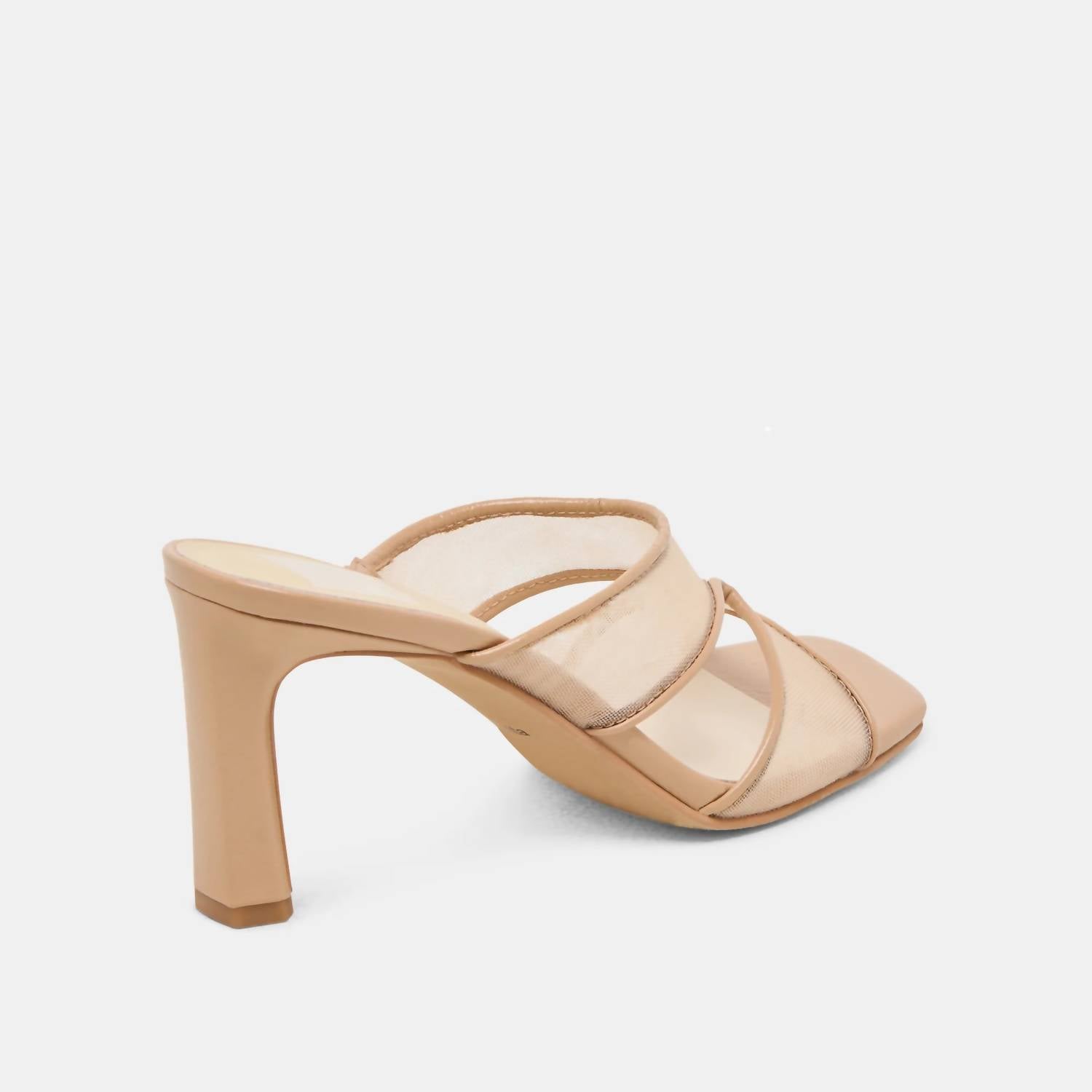 Dolce Vita Women's Gitel Mesh Heels in light tan mesh - women's heels - view 4