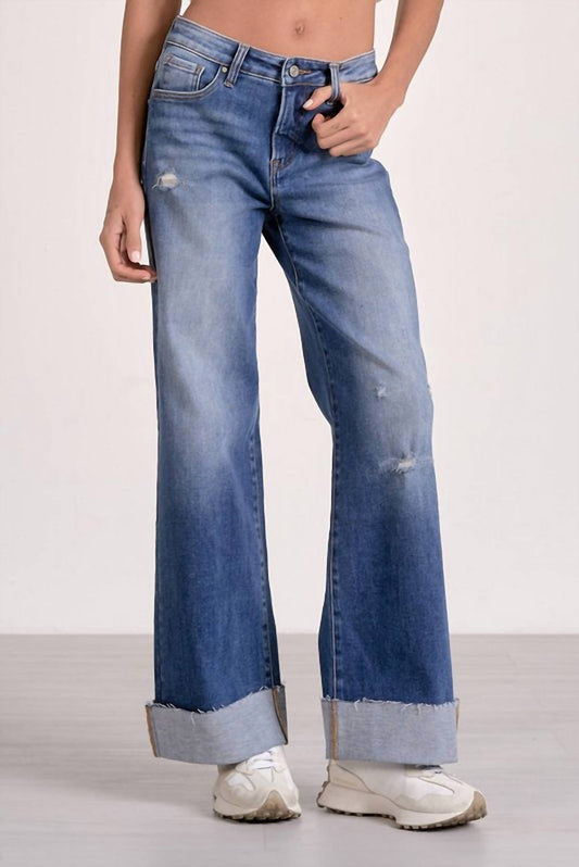 Elan - Jett Cuffed Bottom Jean