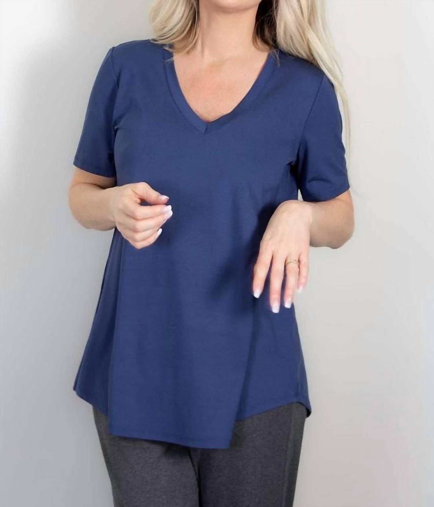 Pure Essence - Bamboo V-Neck Tee