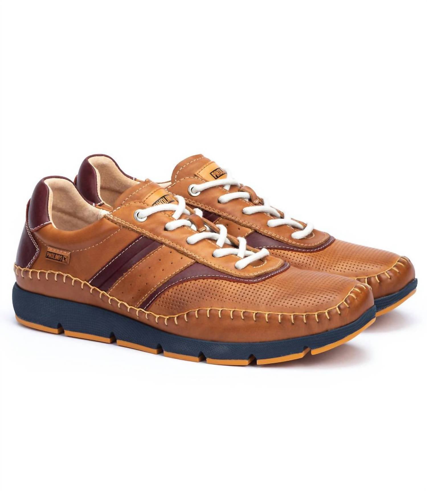 PIKOLINOS Men's Fuencarral Sneakers in brandy - men's sneaker