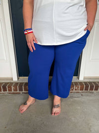 Heimish Usa - Lucy Wide Leg Stretchy Crop Pants