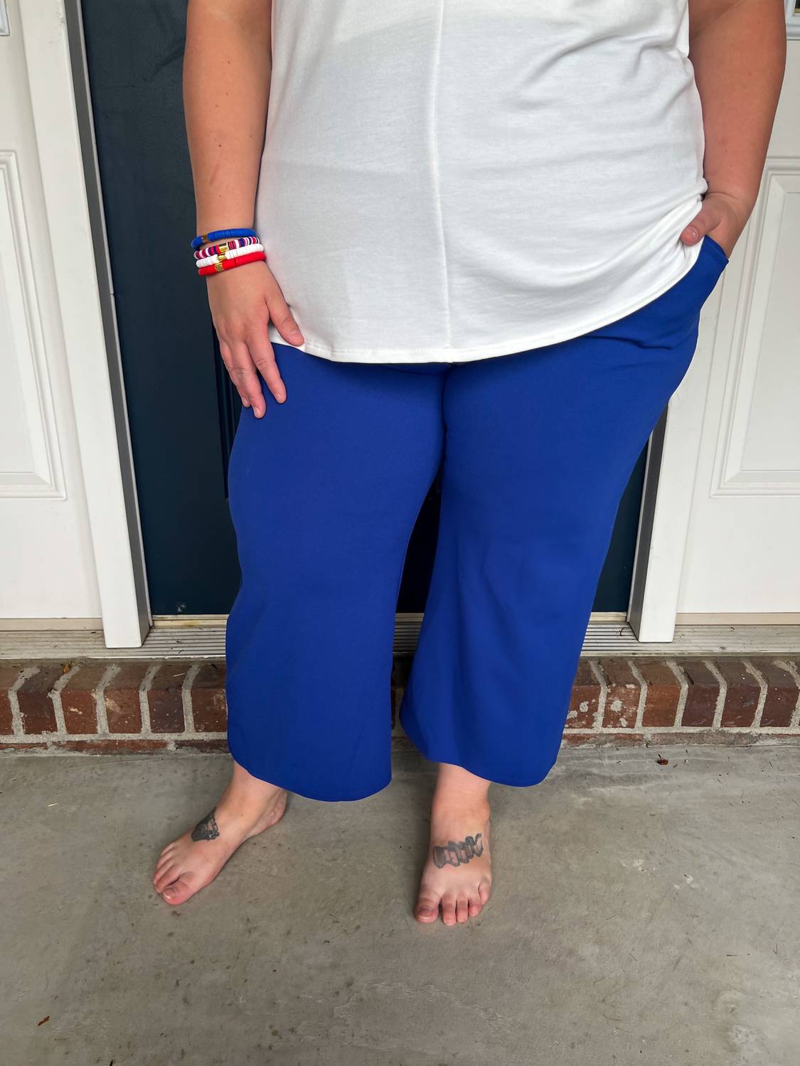 Heimish Usa - Lucy Wide Leg Stretchy Crop Pants