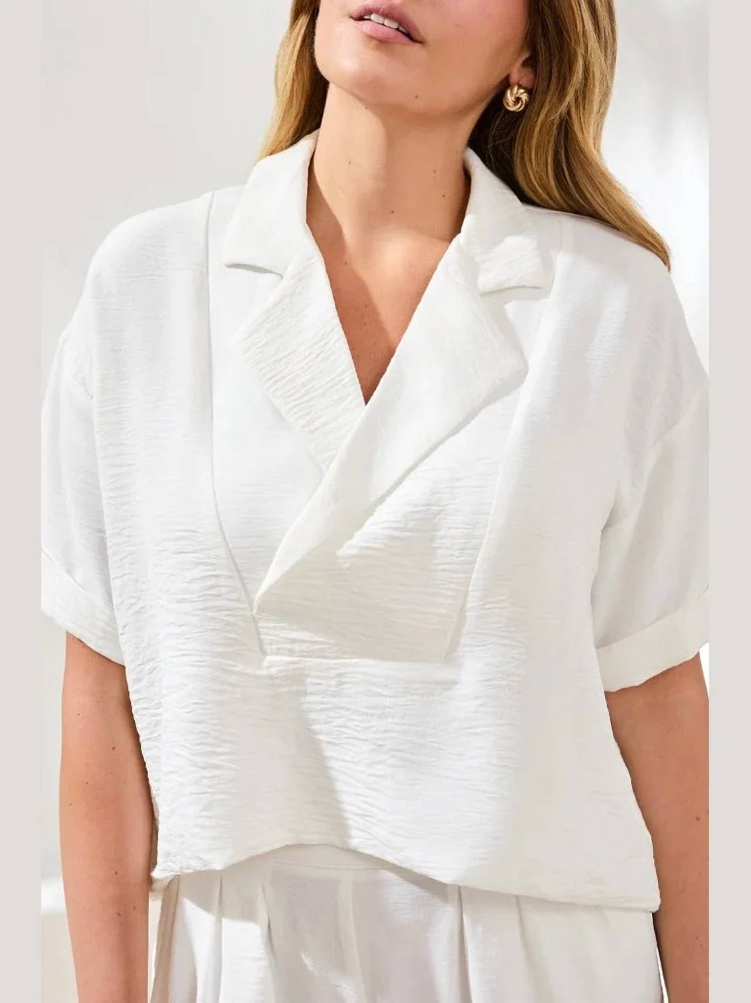 Tribal - Flowy Popover Blouse