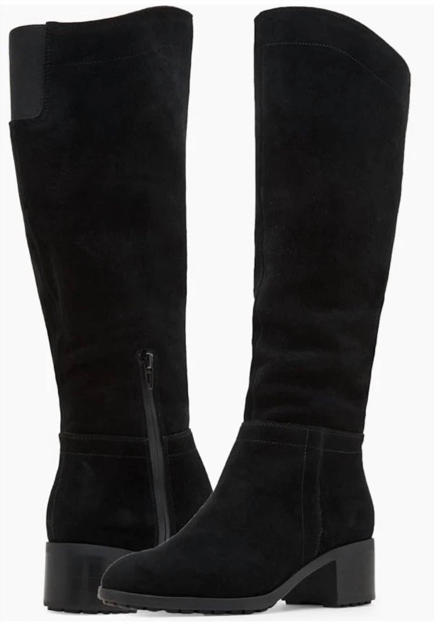 Blondo - Women's Tatiana Wide Calf Suede Knee High Waterproof Boots