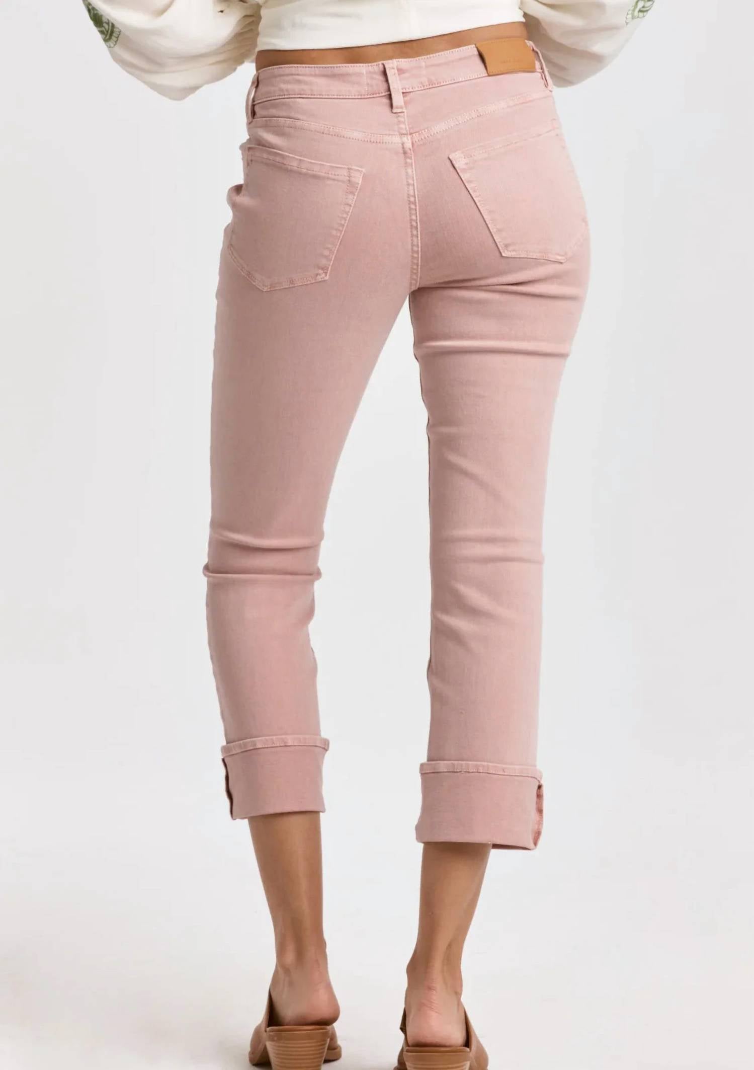 Dear John Denim - Blaire Cuffed Straight Jeans