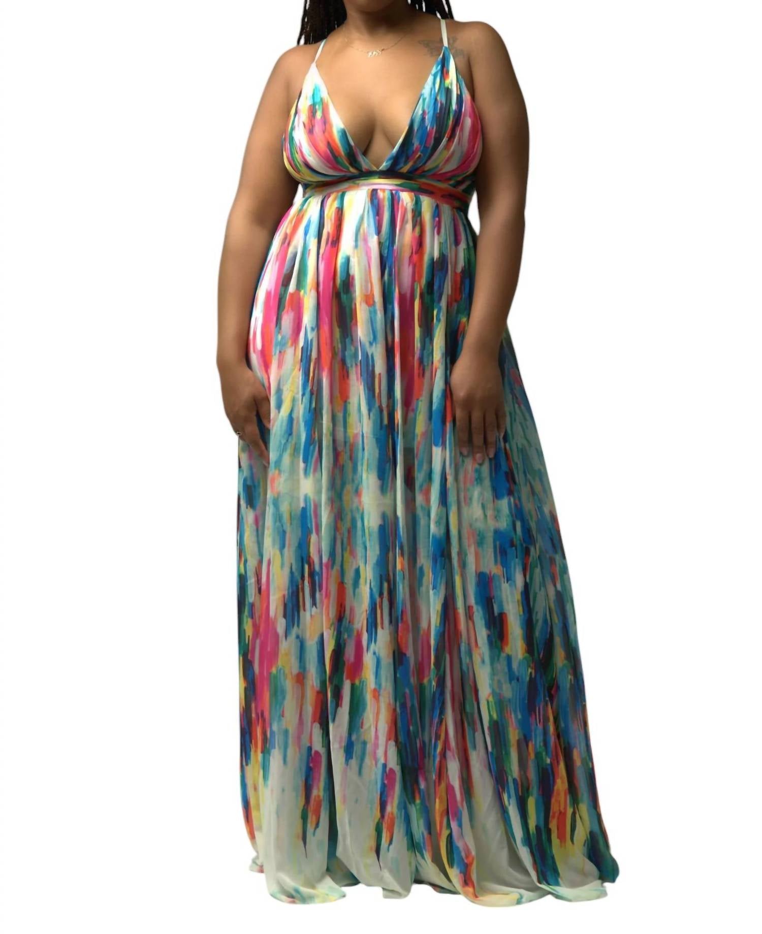 Luxxel - Sleeveless Maxi Dress