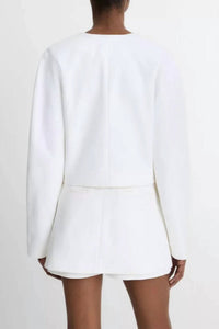 Vince - Collarless Italian Cotton Jacket