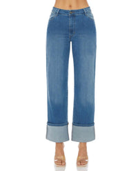 Morrison Denim - Cuffed Wide Leg Jeans