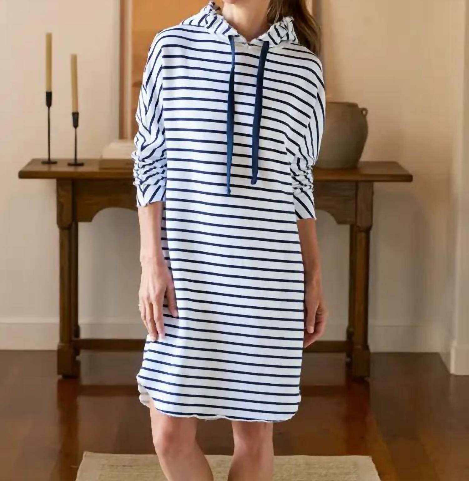 Frank & Eileen - James Hooded Cape Mini Dress