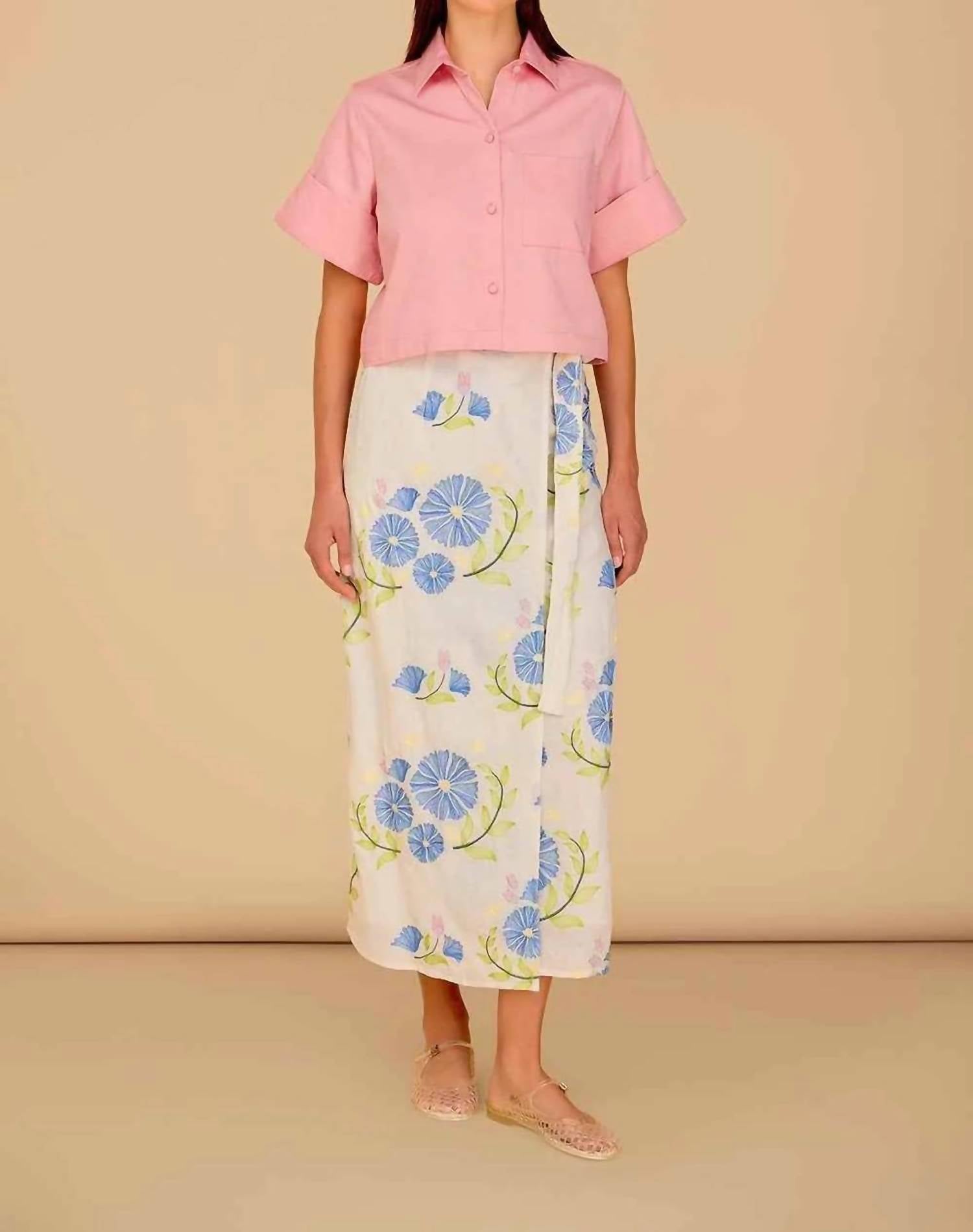 Olivia By Livro - Leigh Wrap Midi Skirt
