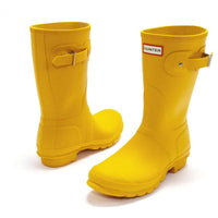 HUNTER Women's Original Short Rain Boot in yellow - women's shoe - view 5