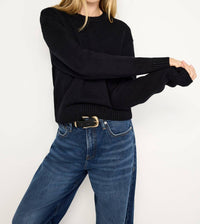 Good American - Cozy Crewneck Sweater Top