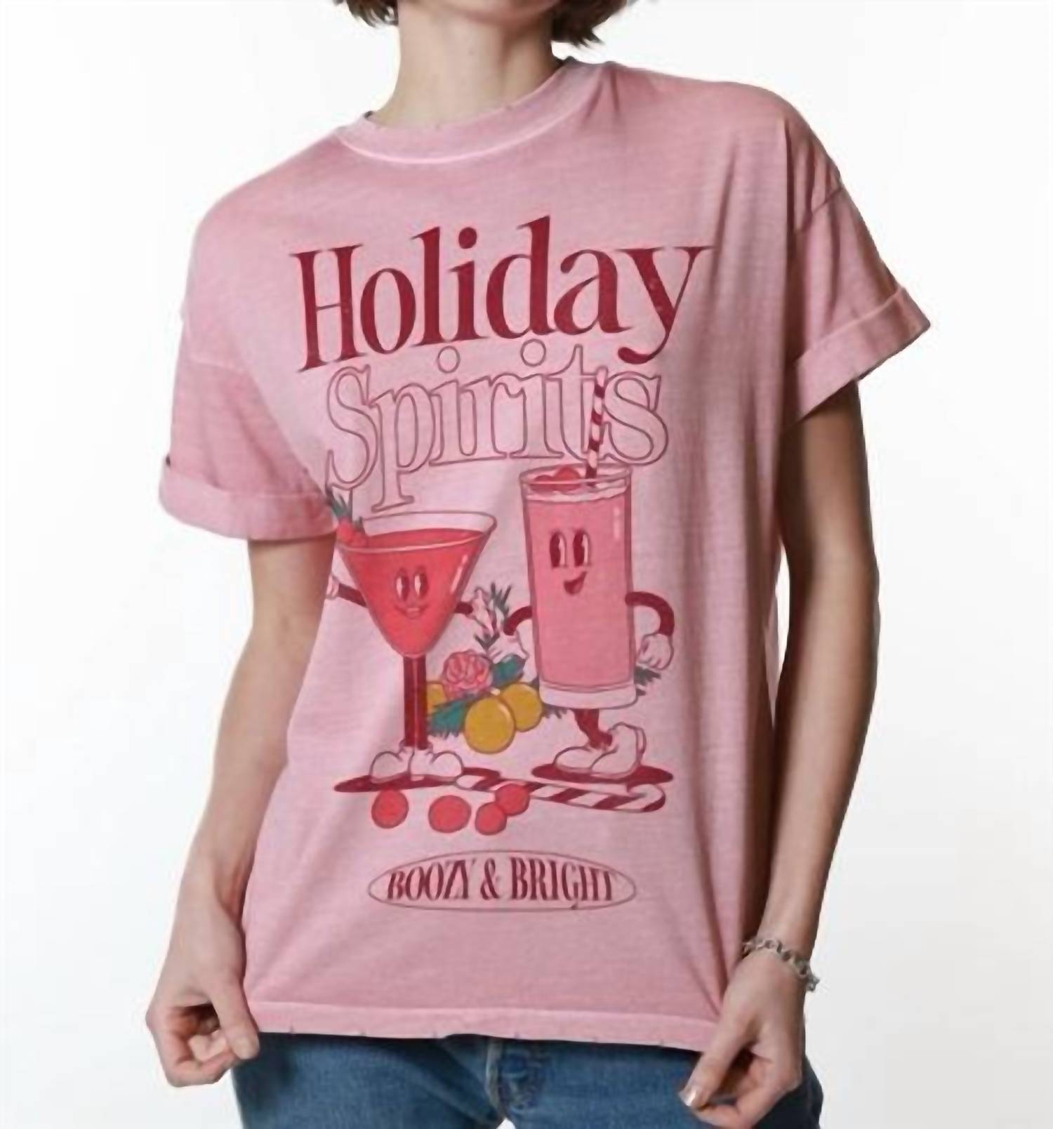 Girl Dangerous - Holiday Spirits Boyfriend Tee