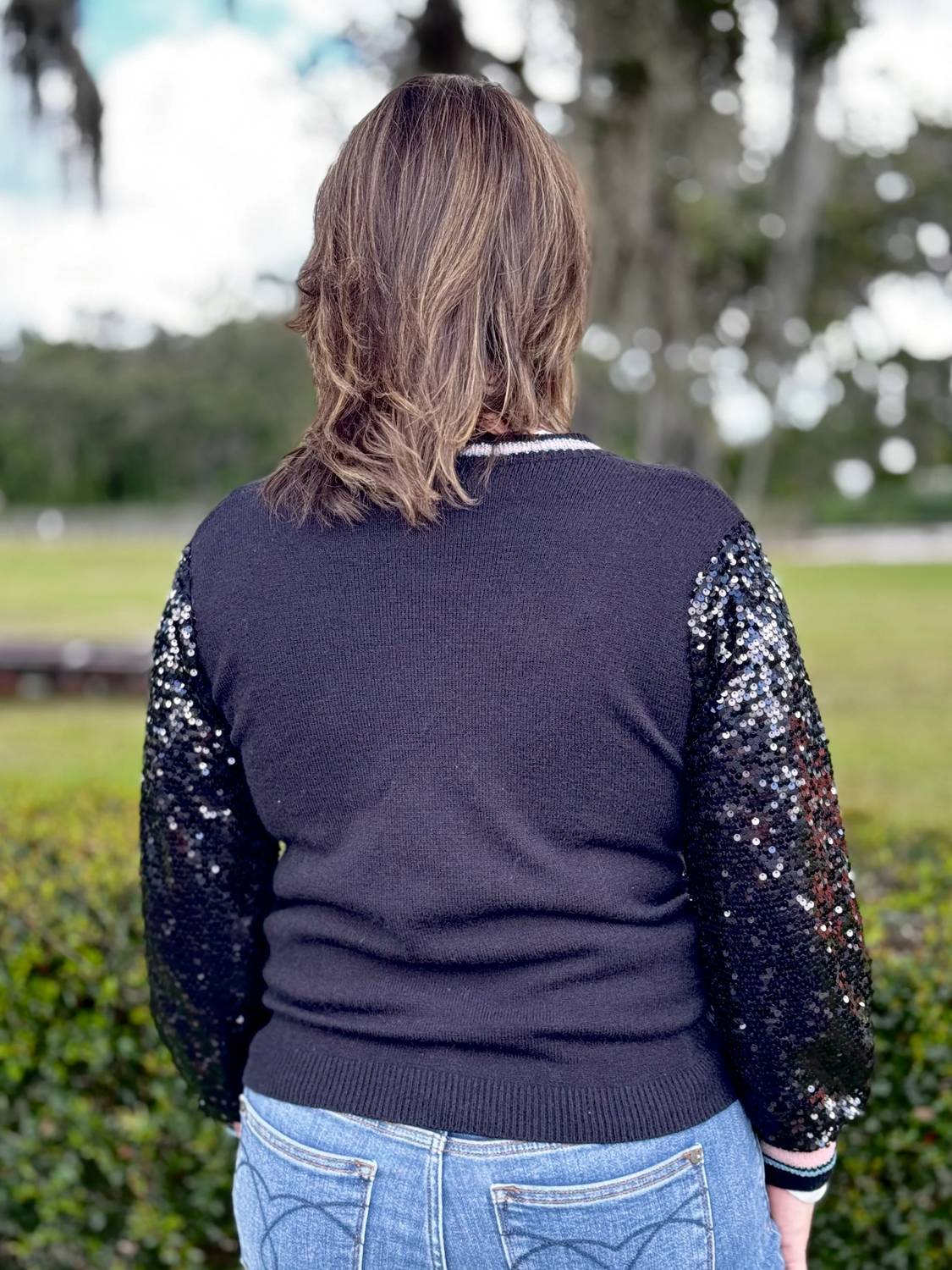Southern Grace - Spooky Sparkles Cardigan