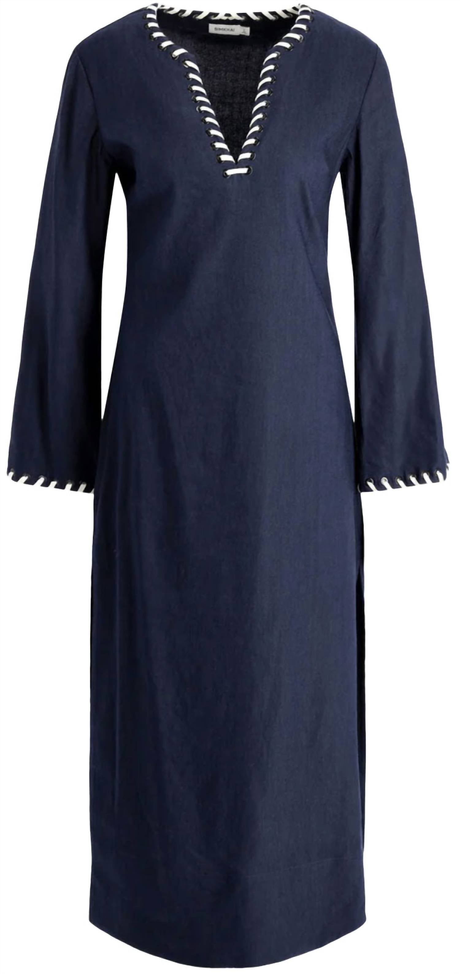 Simkhai - Dalta Long Sleeve Midi Dress
