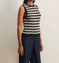 Sanctuary - Everyday Chevron Knit Shell Sweater Top