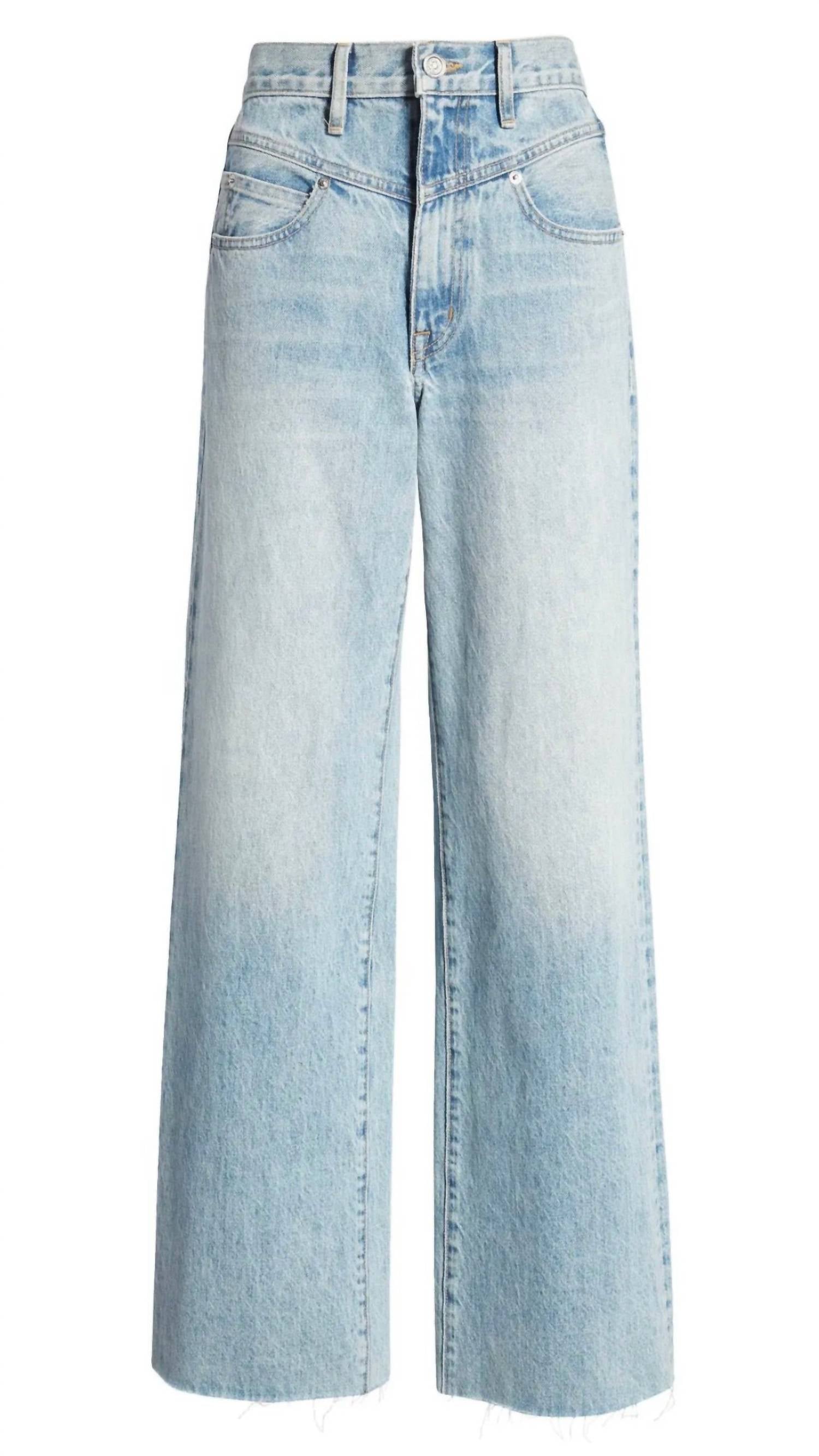 Slvrlake - Grace Double Yoke High Waist Wide Leg Jeans