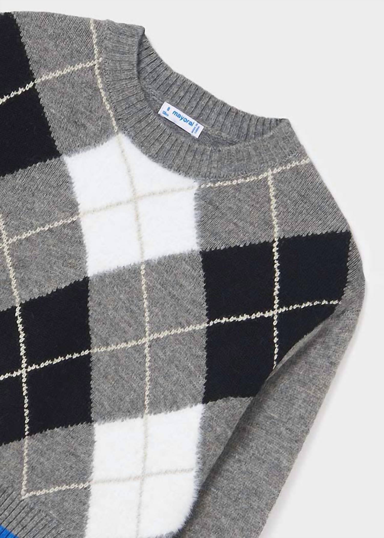 Mayoral - Girls' Prepschool Argyle Sweater