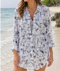 Escape - Regatta Long Sleeve Button Down Shirt