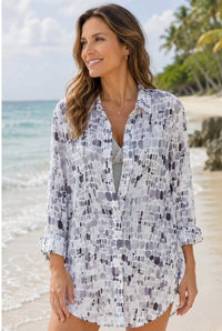 Escape - Regatta Long Sleeve Button Down Shirt