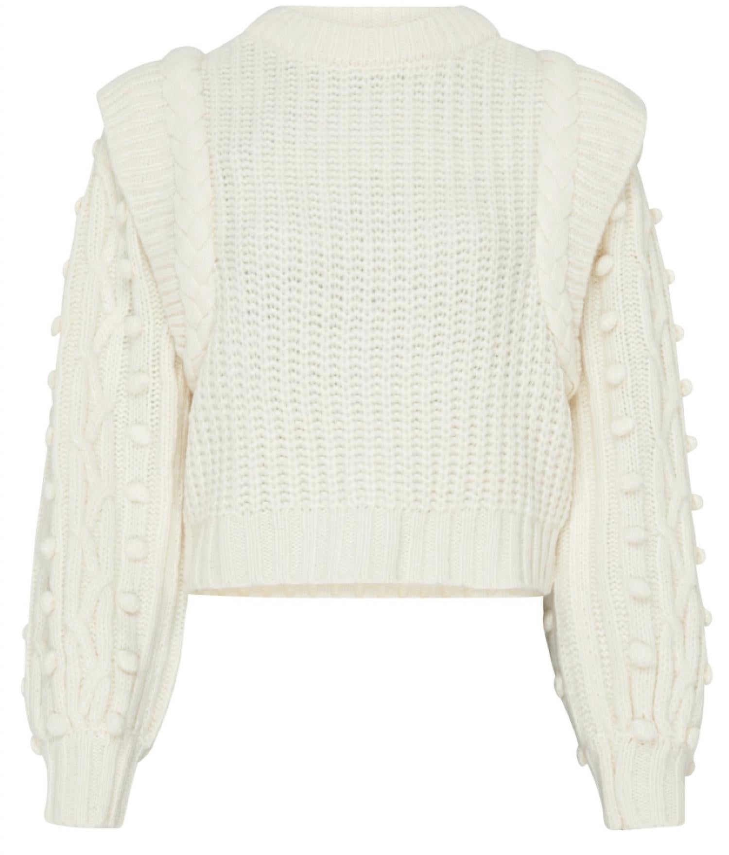 Braided Pullover Sweater