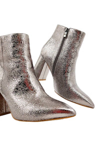 SHU SHOP Women's Veronica Ankle Boot in pewter - women's shoe - alternate view