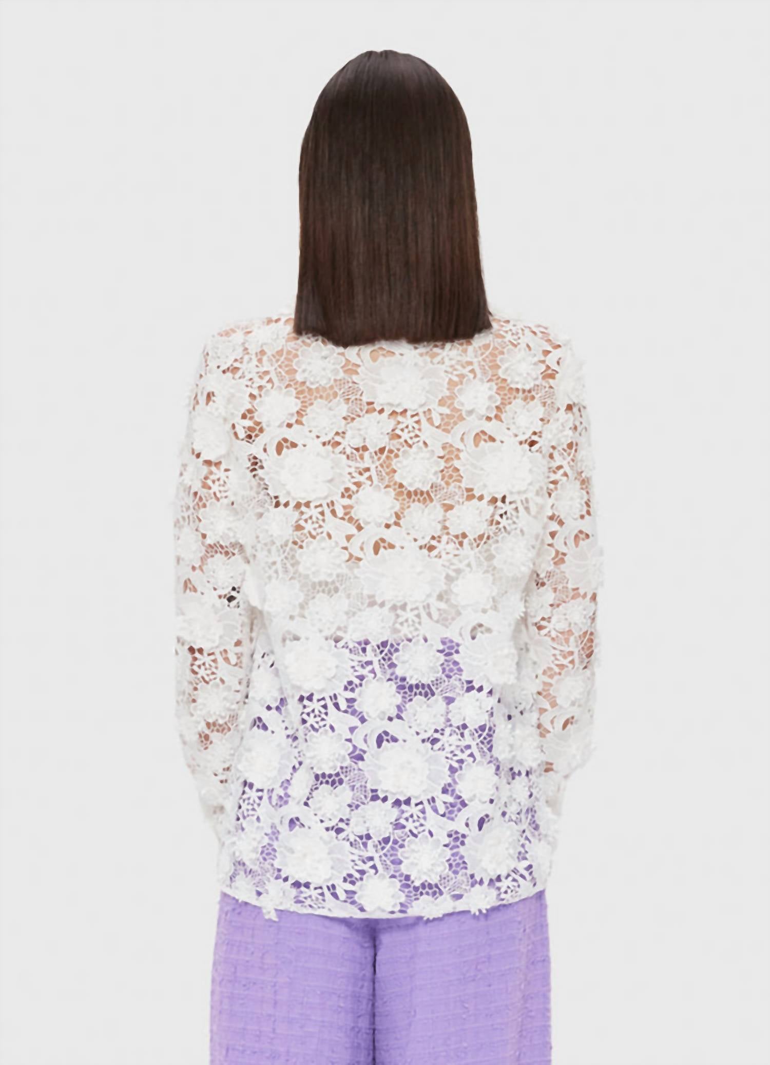 Leo Lin - Sabrina Lace Shirt
