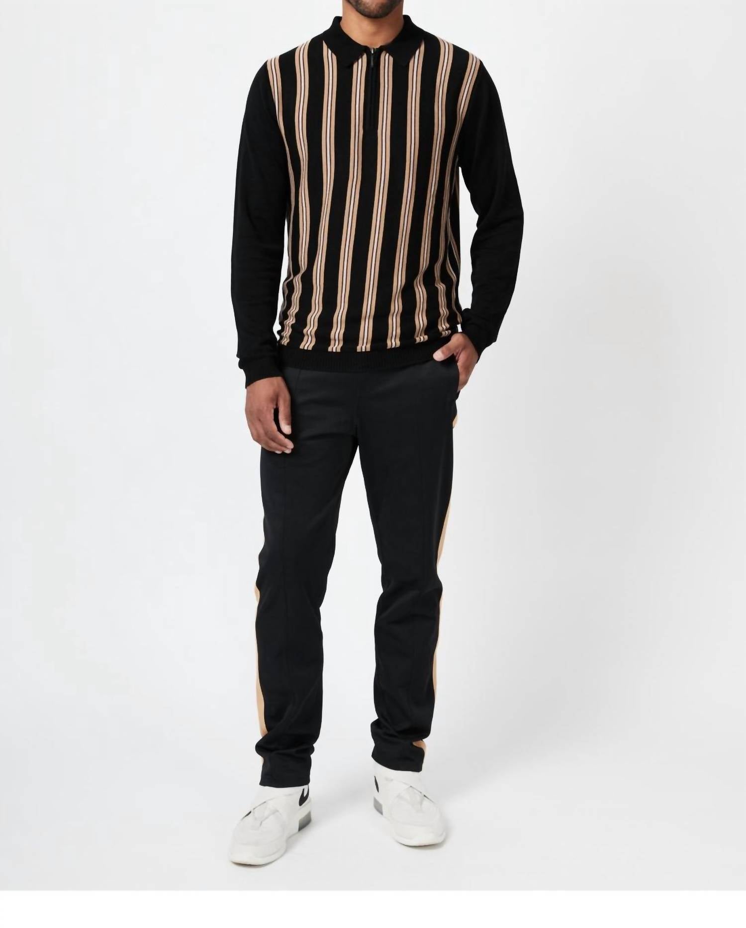 4Funkyflavours - Tigerbastard Long Sleeve Knit Polo