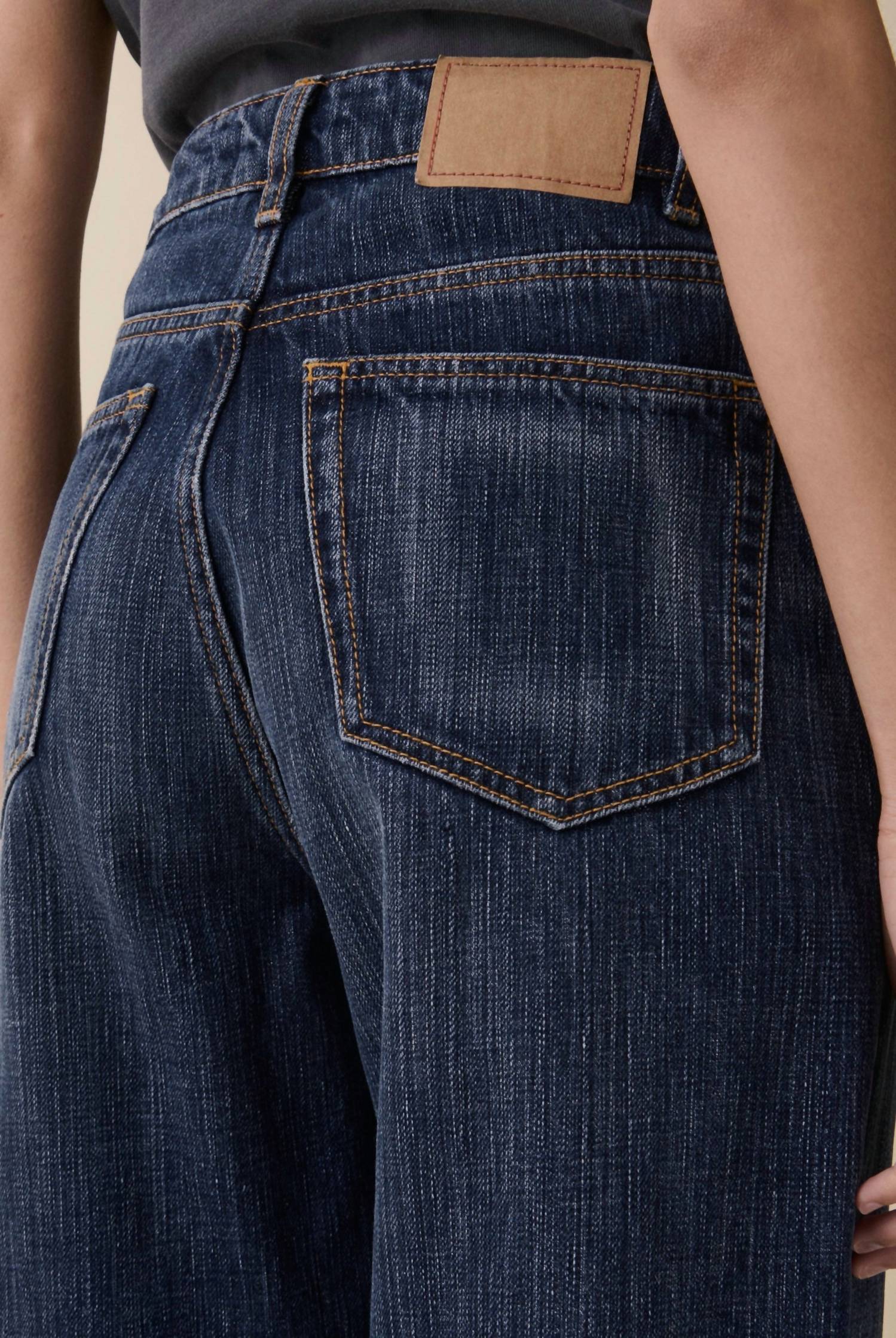 Jeanerica - Virgo Mid Rise Straight Leg Jeans