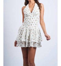 Sky To Moon - Floral Halter Dress