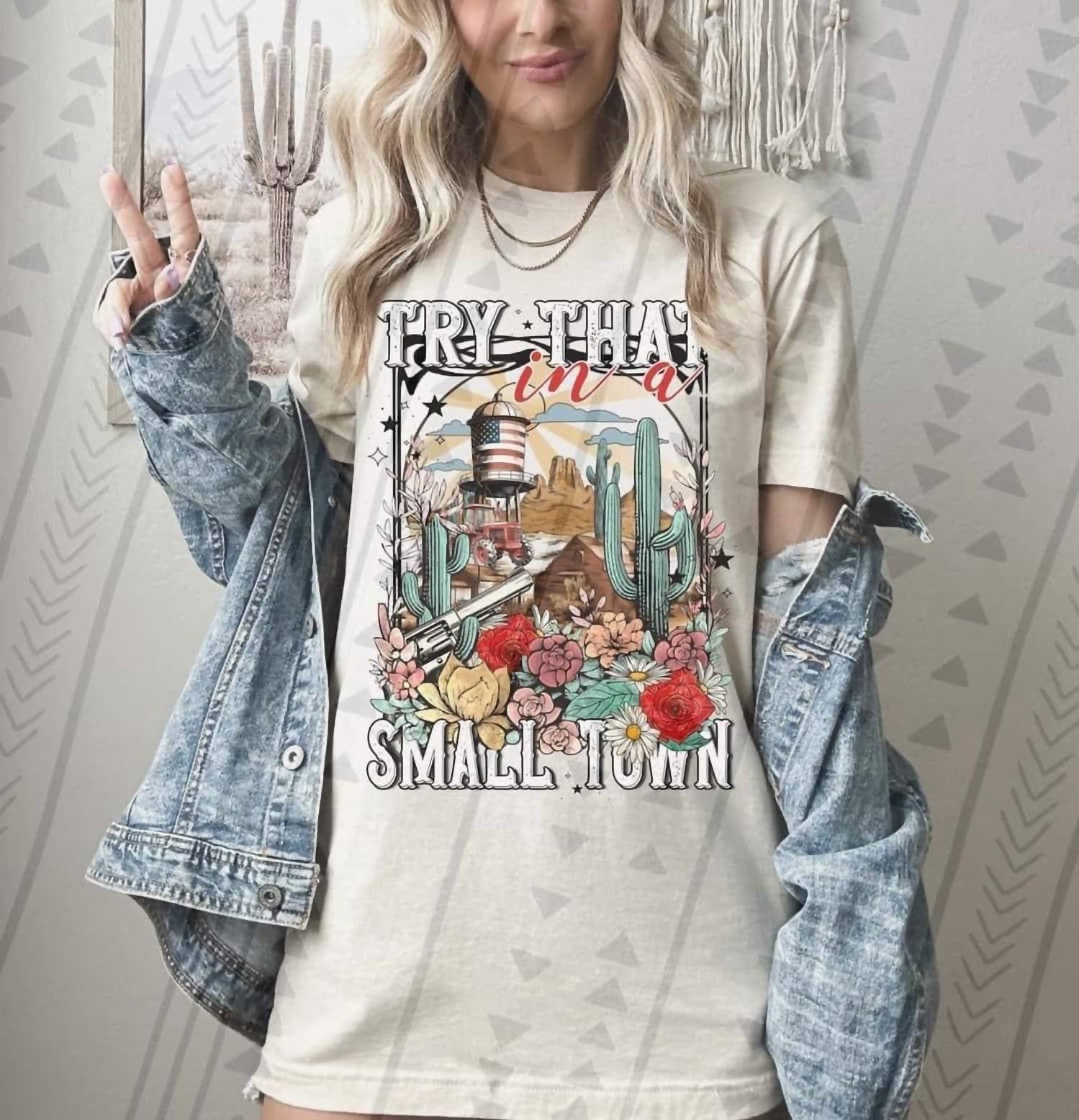 Blush & Bashful - Small Town Graphic Tee