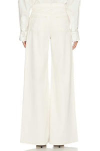 L'Agence - Beau High Rise T Seam Wide Leg Jean