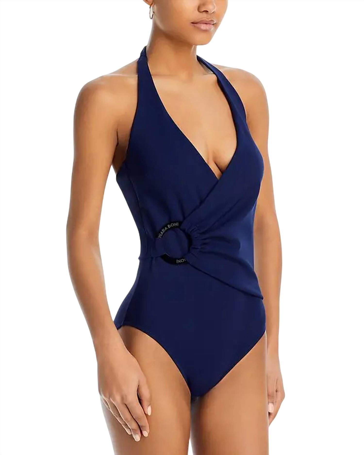 Chiara Boni - La Petite Robe Varvara Side Ring One Piece Swimsuit