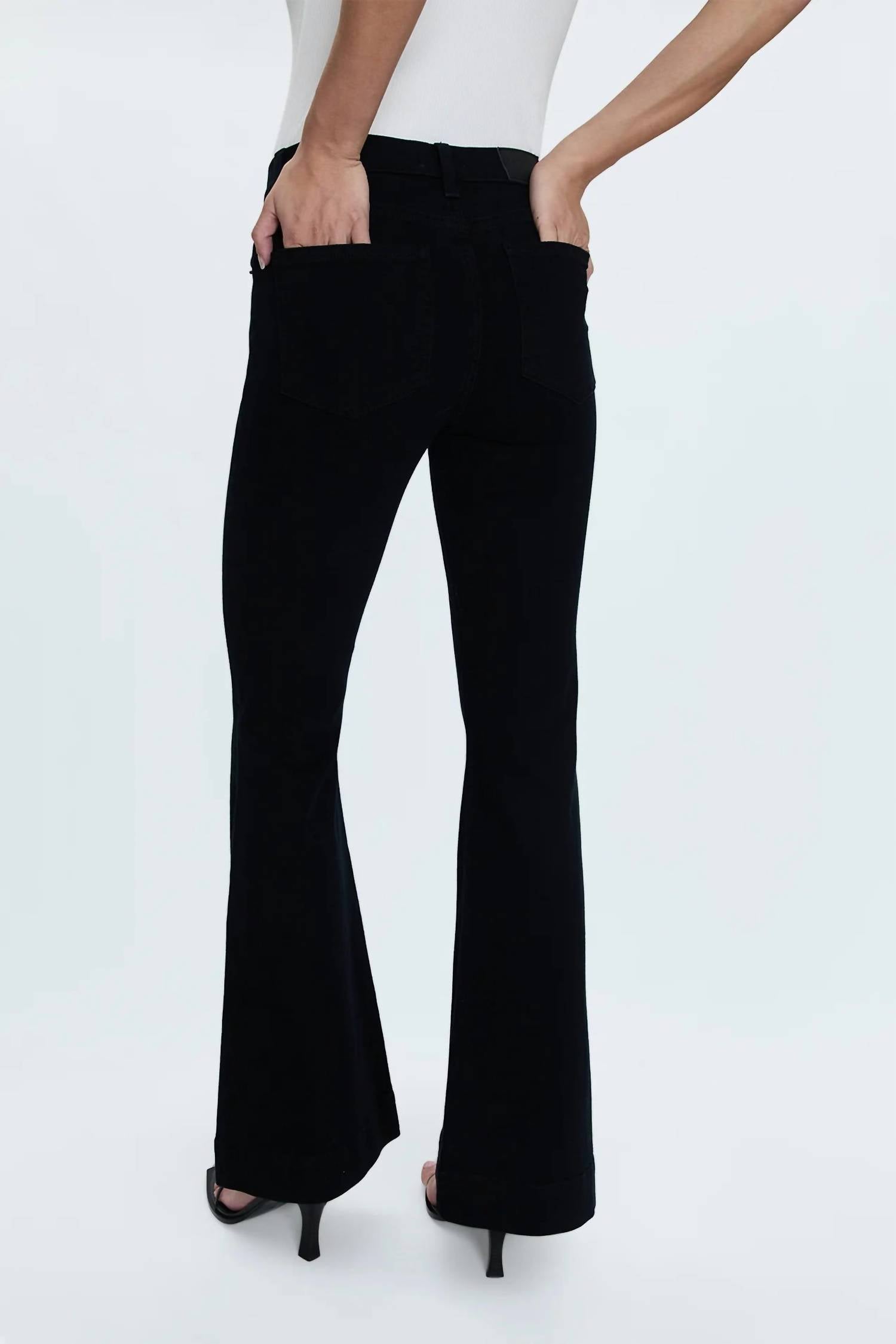 PISTOLA Kinsley Denim Jeans in noir - women's jeans - view 4